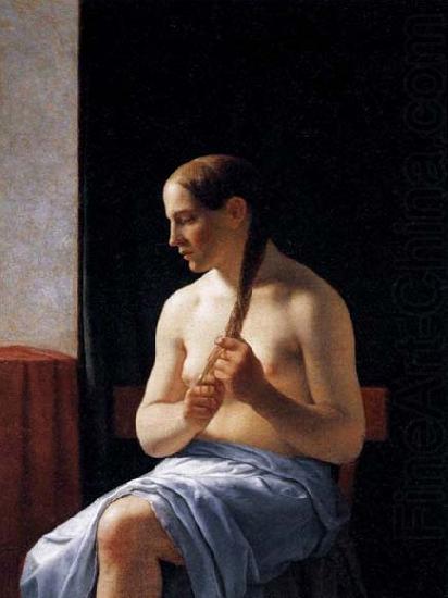 Seated Nude Model, Christoffer Wilhelm Eckersberg